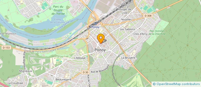 localisation de l'entreprise MONSIEUR MALICK N DOYE à POISSY