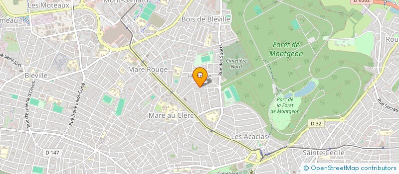 localisation de l'entreprise MONSIEUR MALICK SYLLA  LE HAVRE