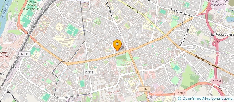 localisation de l'entreprise MONSIEUR MALIK ABAD  ANGERS