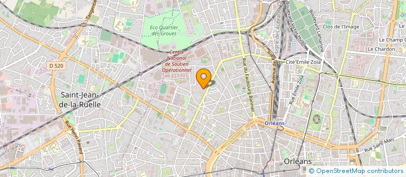 localisation de l'entreprise MONSIEUR MALIK ABERKANE  ORLEANS