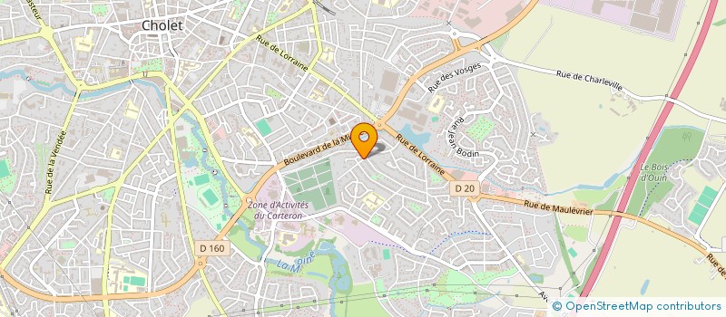 localisation de l'entreprise MONSIEUR MALIK ADAM MOHAMMAD à CHOLET