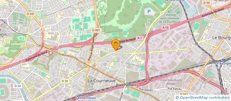 localisation de l'entreprise MONSIEUR MALIK ALEM à LA COURNEUVE