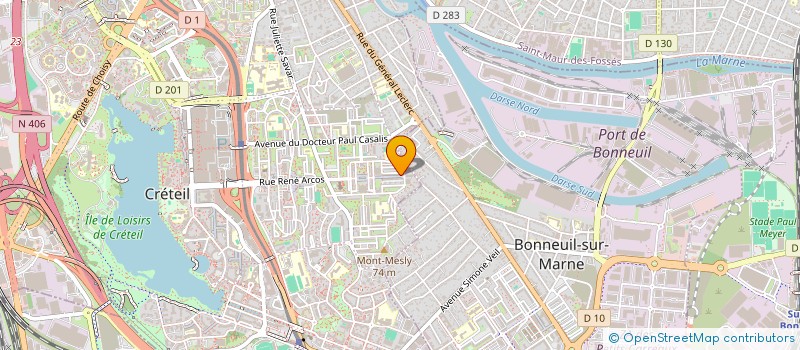 localisation de l'entreprise MONSIEUR MALIK AOUES  CRETEIL