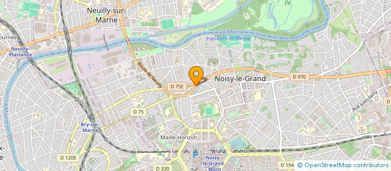 localisation de l'entreprise MONSIEUR MALIK ARLABOSSE  NOISY-LE-GRAND