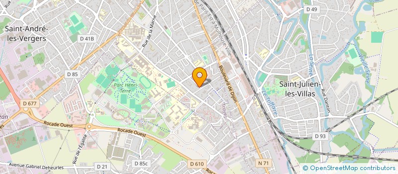 localisation de l'entreprise MONSIEUR MALIK ASMURZAYEV  TROYES