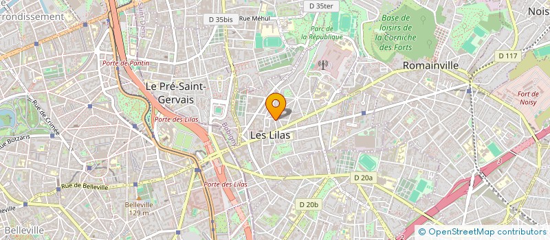 localisation de l'entreprise MONSIEUR MALIK AYAD à LES LILAS