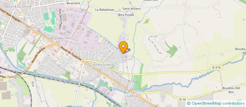 localisation de l'entreprise MONSIEUR MALIK AZZIZI  CASTELCULIER