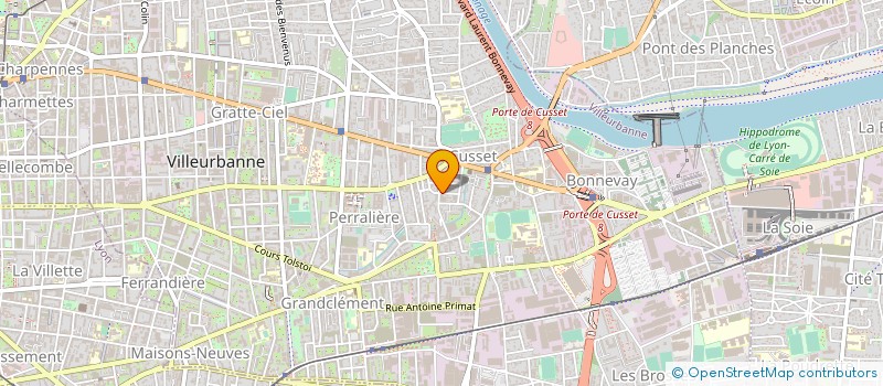 localisation de l'entreprise MONSIEUR MALIK BADRA  VILLEURBANNE