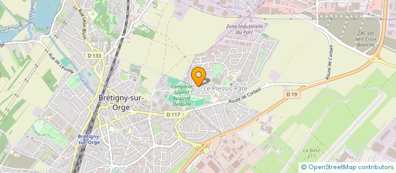 localisation de l'entreprise MONSIEUR MALIK BAH à LE PLESSIS-PATE