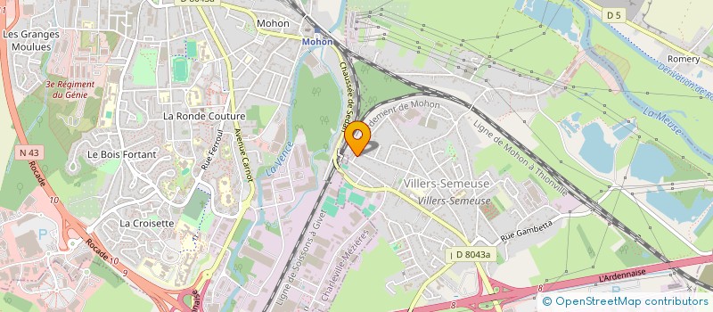 localisation de l'entreprise MONSIEUR MALIK BAOUALI  VILLERS-SEMEUSE