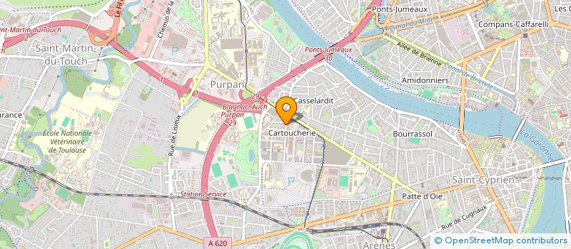 localisation de l'entreprise MONSIEUR MALIK BARAKA  PINS-JUSTARET