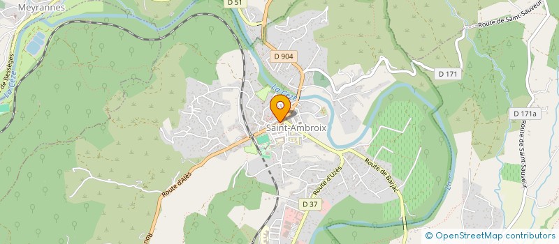 localisation de l'entreprise MONSIEUR MALIK BEKAI  SAINT-AMBROIX