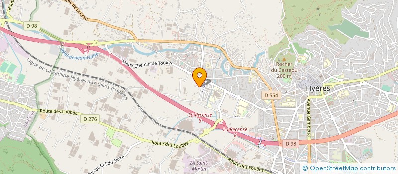 localisation de l'entreprise MONSIEUR MALIK BEKHALED  HYERES