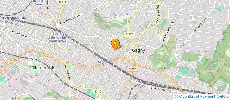 localisation de l'entreprise MONSIEUR MALIK BELAMIRI à GAGNY