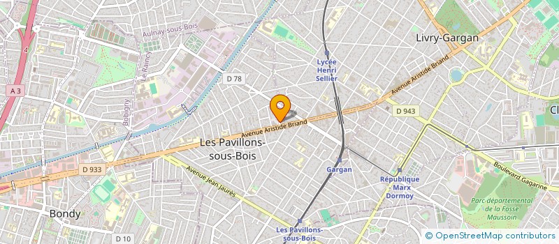 localisation de l'entreprise MONSIEUR MALIK BEMMOUSSAT  LES PAVILLONS-SOUS-BOIS