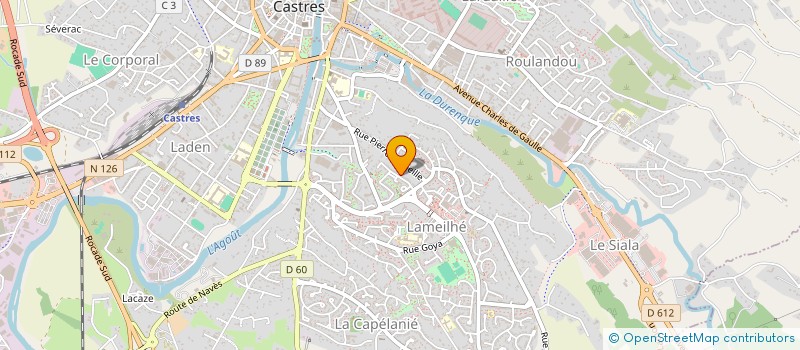 localisation de l'entreprise MONSIEUR MALIK BENAOUF à CASTRES