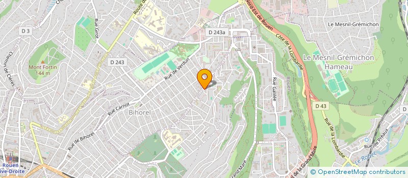 localisation de l'entreprise MONSIEUR MALIK BENCHAA à ROUEN