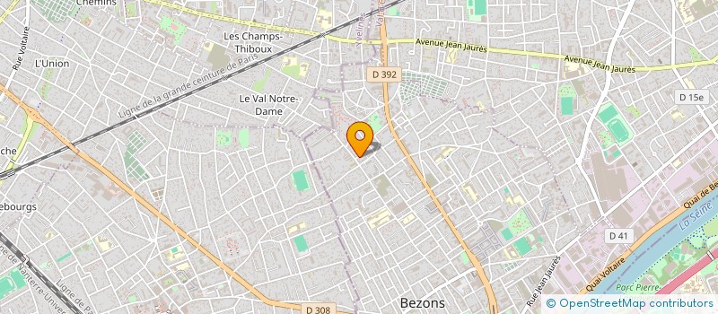 localisation de l'entreprise MONSIEUR MALIK BENIDIR à BEZONS