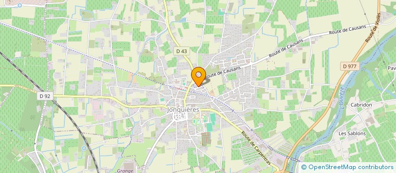 localisation de l'entreprise MONSIEUR MALIK BENLEBNA  JONQUIERES