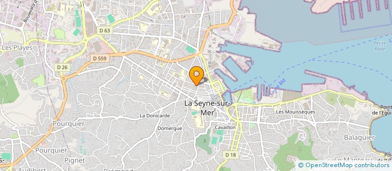 localisation de l'entreprise MONSIEUR MALIK BENNACER à LA SEYNE-SUR-MER