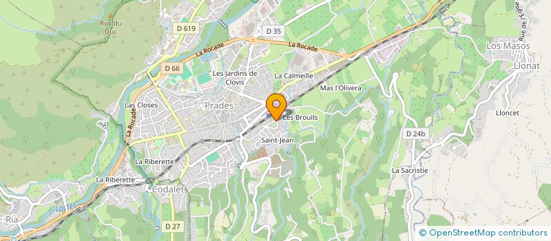 localisation de l'entreprise MONSIEUR MALIK BESSAI à PRADES