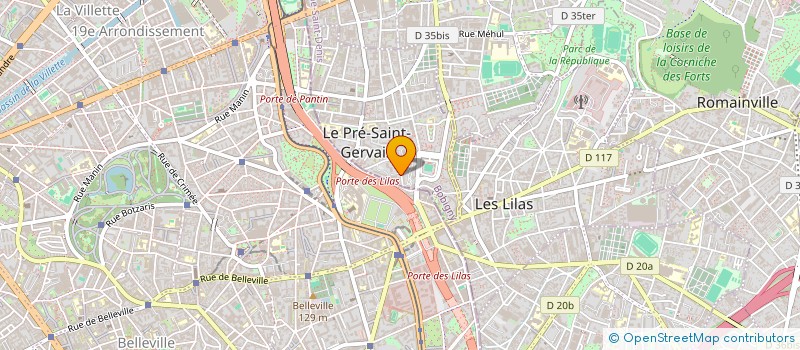 localisation de l'entreprise MONSIEUR MALIK BONNAIRE à LE PRE-SAINT-GERVAIS