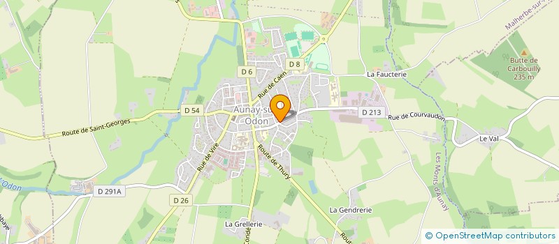 localisation de l'entreprise MONSIEUR MALIK BRUMENT  LES MONTS D'AUNAY