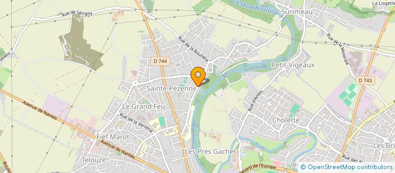 localisation de l'entreprise MONSIEUR MALIK CHANANE à NIORT