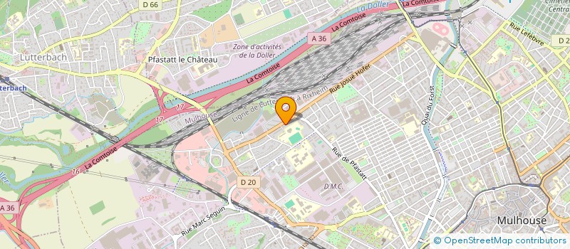 localisation de l'entreprise MONSIEUR MALIK CHEBEL  MULHOUSE