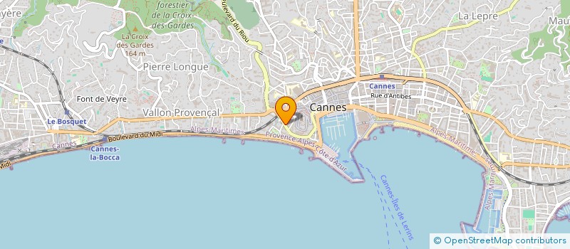 localisation de l'entreprise MONSIEUR MALIK CHELLALI à CANNES