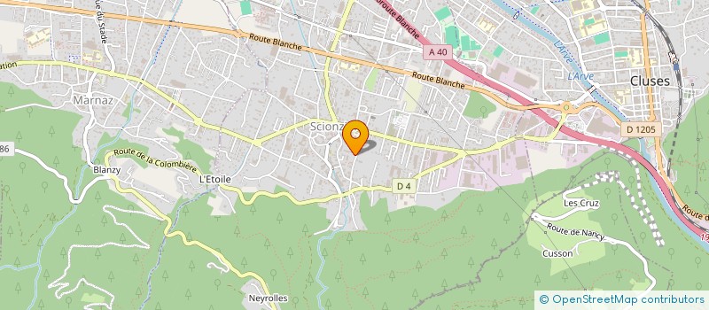 localisation de l'entreprise MONSIEUR MALIK DEBBAH  SCIONZIER