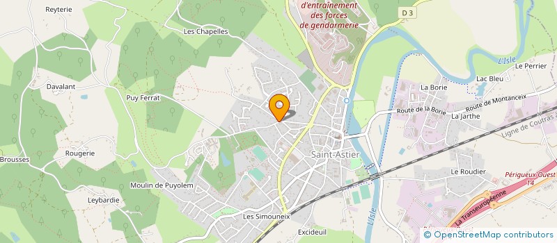 localisation de l'entreprise MONSIEUR MALIK DEPLAGNE  SAINT-ASTIER