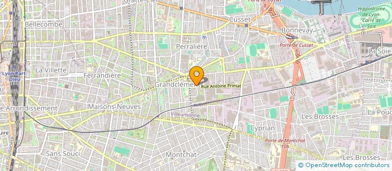 localisation de l'entreprise MONSIEUR MALIK DERDAZI  VILLEURBANNE