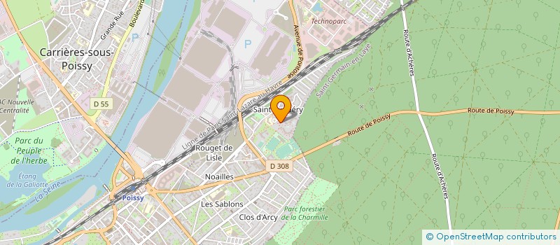 localisation de l'entreprise MONSIEUR MALIK DESTALMINIL  CARRIERES-SOUS-POISSY