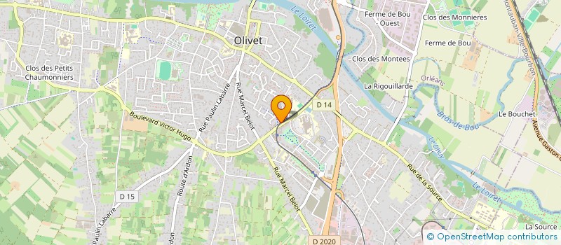 localisation de l'entreprise MONSIEUR MALIK DIONE  OLIVET