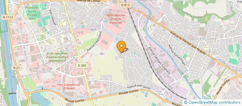 localisation de l'entreprise MONSIEUR MALIK DJEBABLAH  BOE