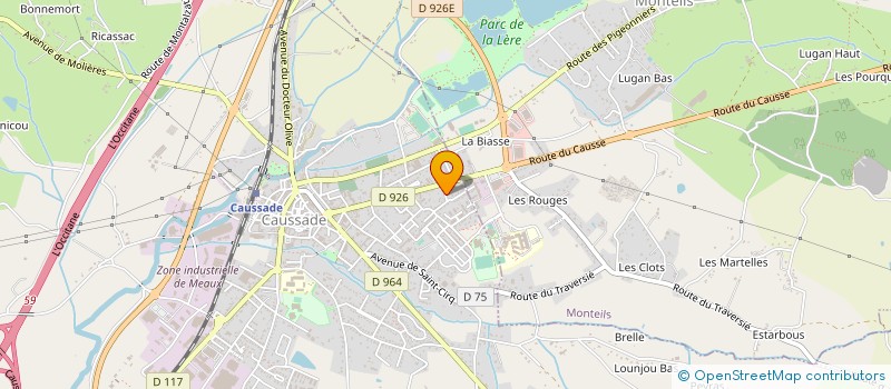 localisation de l'entreprise MONSIEUR MALIK FARES  CAUSSADE