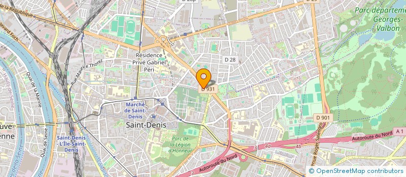 localisation de l'entreprise MONSIEUR MALIK FENKROUZ à SAINT-DENIS