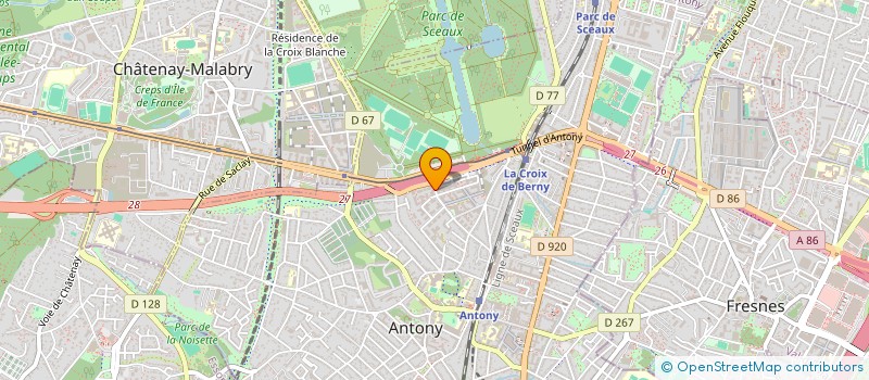 localisation de l'entreprise MONSIEUR MALIK FORTAS à ANTONY