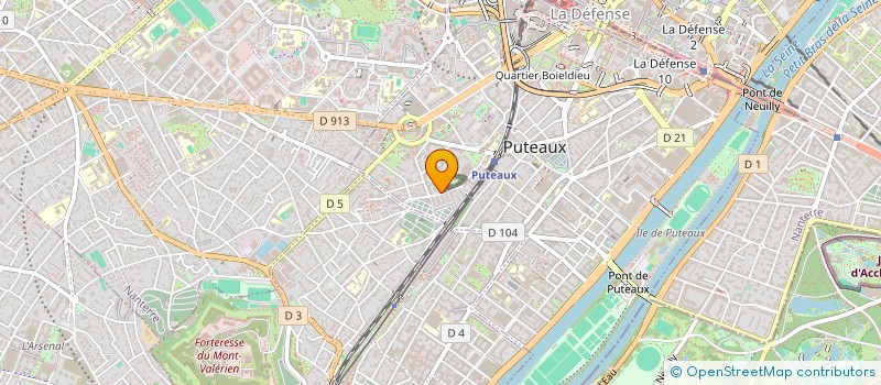 localisation de l'entreprise MONSIEUR MALIK FOUZARI  PUTEAUX