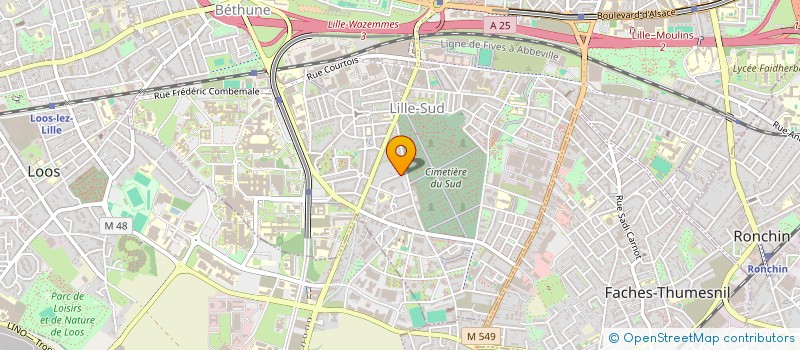 localisation de l'entreprise MONSIEUR MALIK GABOUR à LILLE