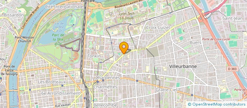 localisation de l'entreprise MONSIEUR MALIK GANA  VILLEURBANNE