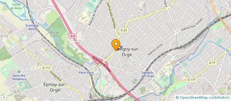 localisation de l'entreprise MONSIEUR MALIK GEOFFROY à SAVIGNY-SUR-ORGE