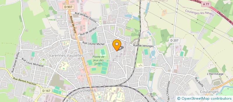 localisation de l'entreprise MONSIEUR MALIK GHARBOUJ  VARENNES-VAUZELLES