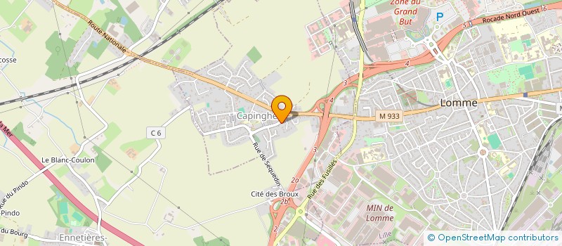 localisation de l'entreprise MONSIEUR MALIK GRINI à LILLE