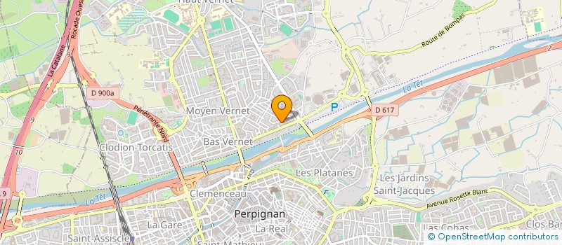 localisation de l'entreprise MONSIEUR MALIK GUERZAZI  PERPIGNAN