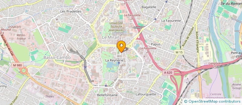 localisation de l'entreprise MONSIEUR MALIK HABBOUCHI  TOULOUSE