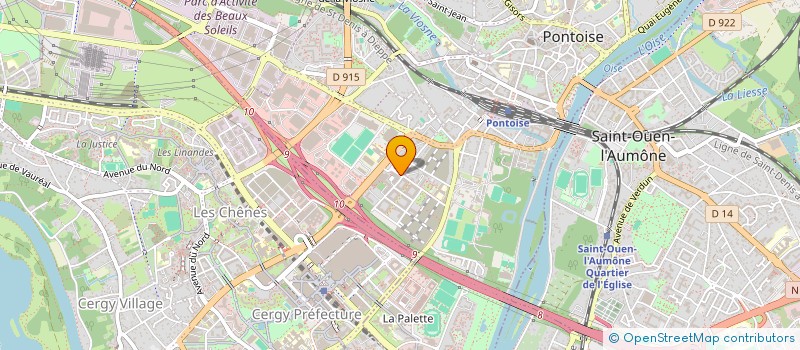 localisation de l'entreprise MONSIEUR MALIK HADJ KADDOUR à PONTOISE