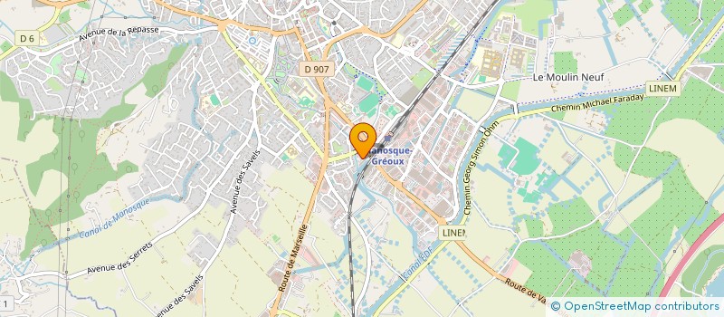 localisation de l'entreprise MONSIEUR MALIK HAMIDI à MANOSQUE