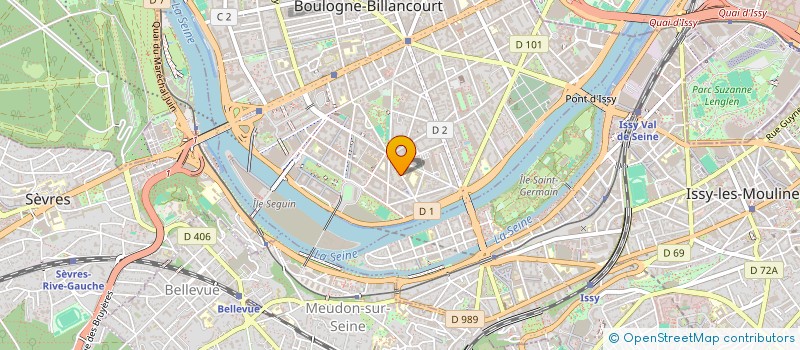 localisation de l'entreprise MONSIEUR MALIK HAMRI  BOULOGNE-BILLANCOURT